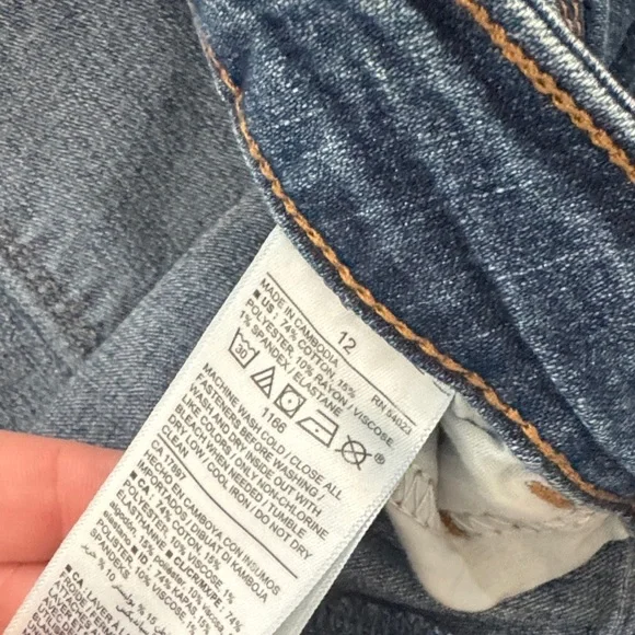 Old Navy Women's Dark Blue Skinny Jeans / E3 - Picture 4 of 5